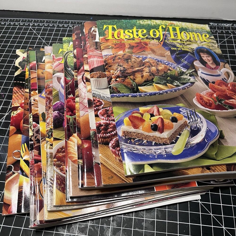 Taste Of Home Magazine Lot of 15 Issues 1994-2000 Vintage Christmas Meals